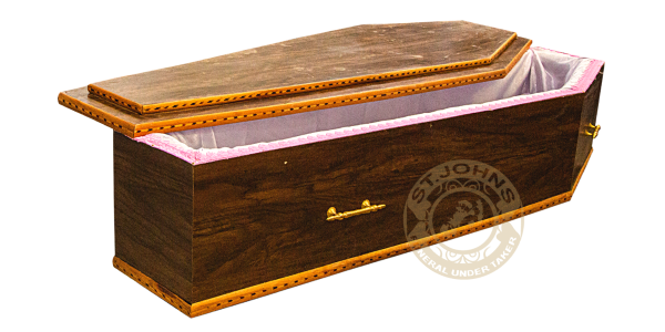 0111 Model: Kerala style Floral beading coffin