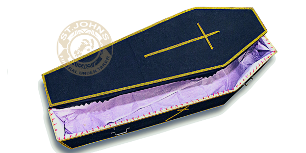 0118 Model: Kerala style white coffin